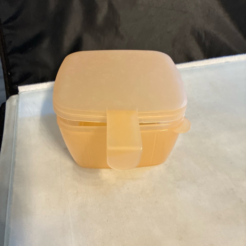 Square Tupperware cheese Container
